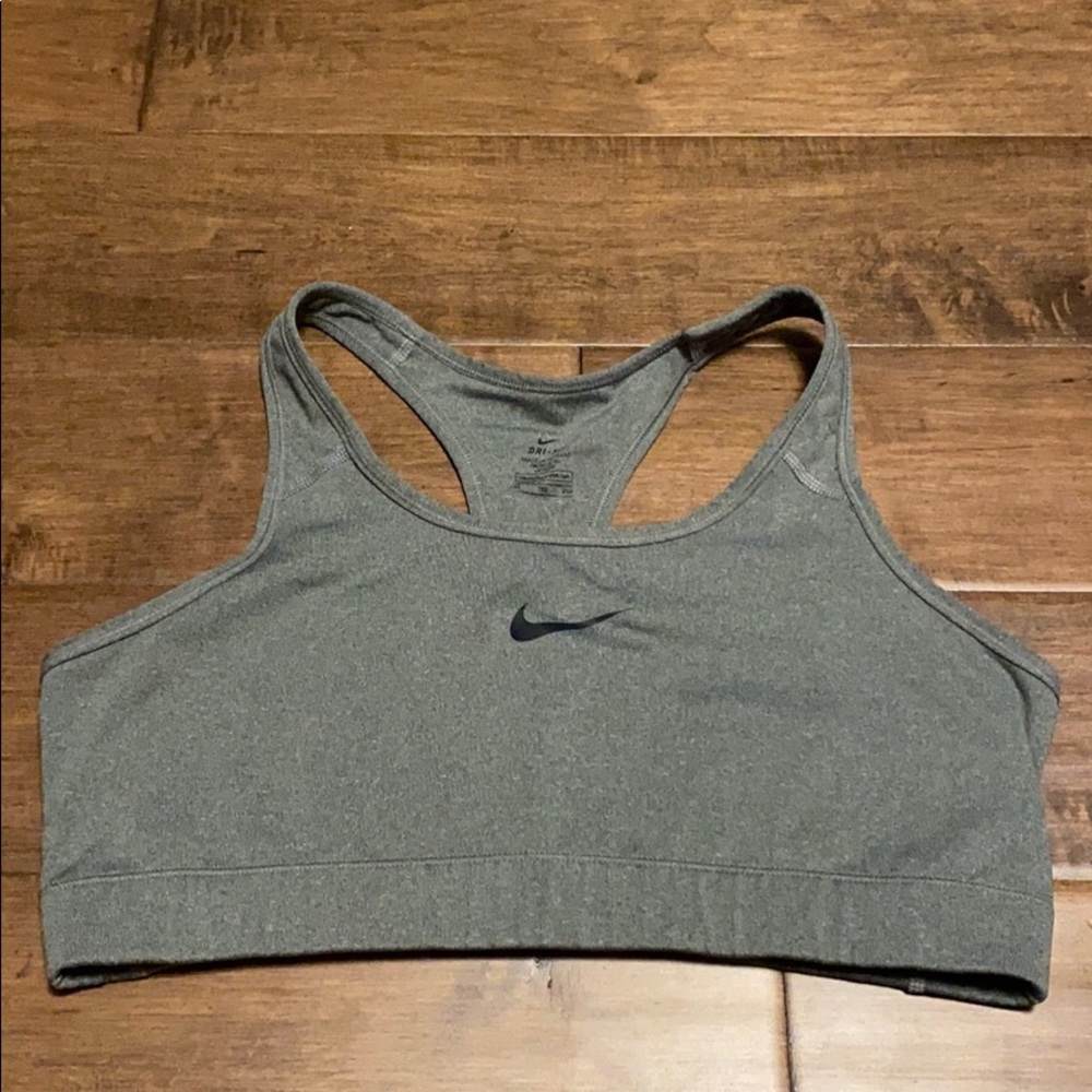 Grey high impact sports bra XL